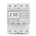 STVP936 3 Phase Self Resetting Intelligent Adjustable Overvoltage and Undervoltage Protector