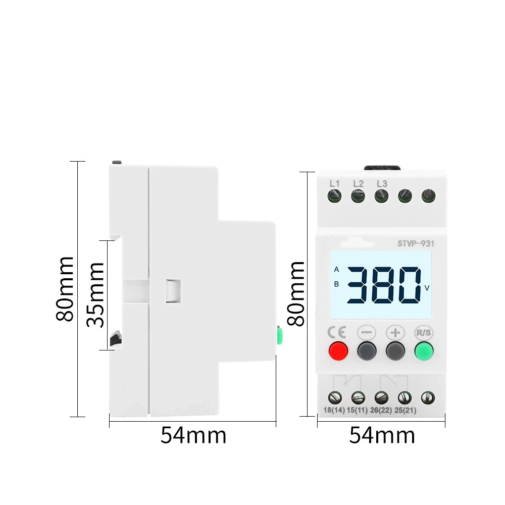 3 Phase Overvoltage and Undervoltage Phase Sequence Protector