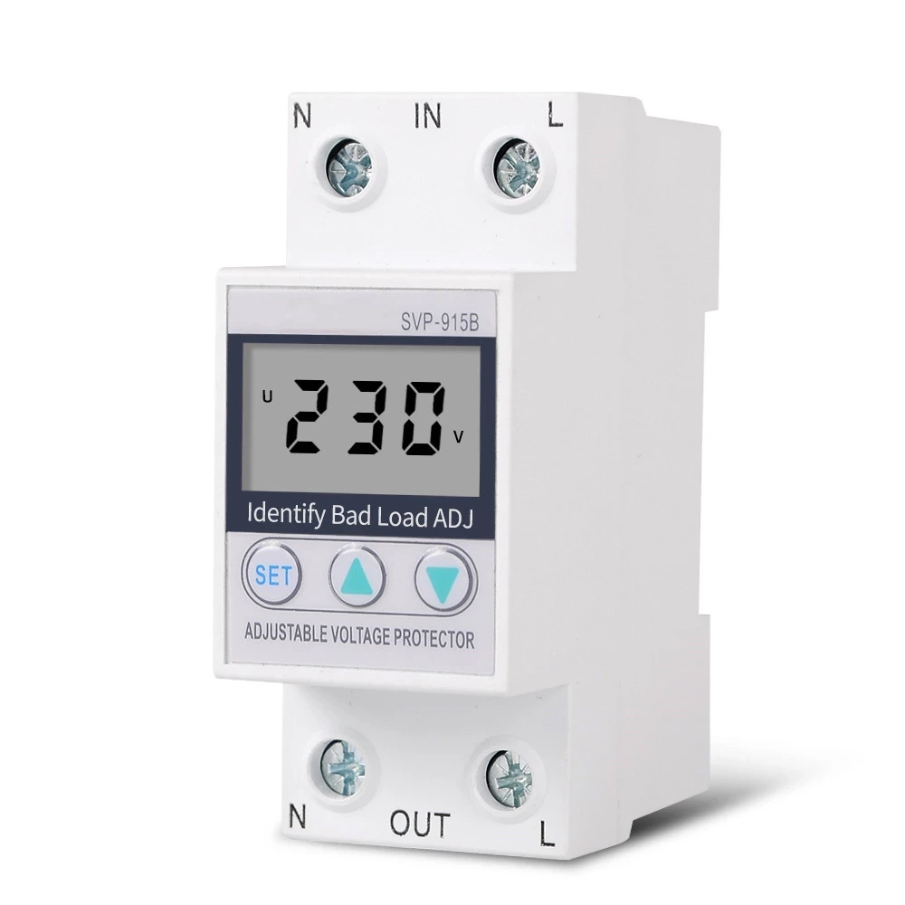 SVP 915 LCD Adjustable Undervoltage Current Limiting Protector with Malignant Load Recognition