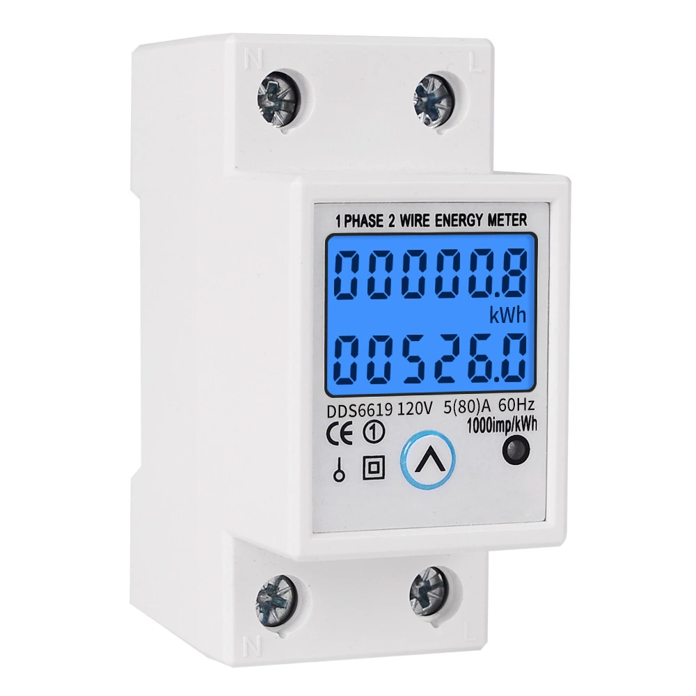 DDS6619 2P Reset Multifunctional Meter