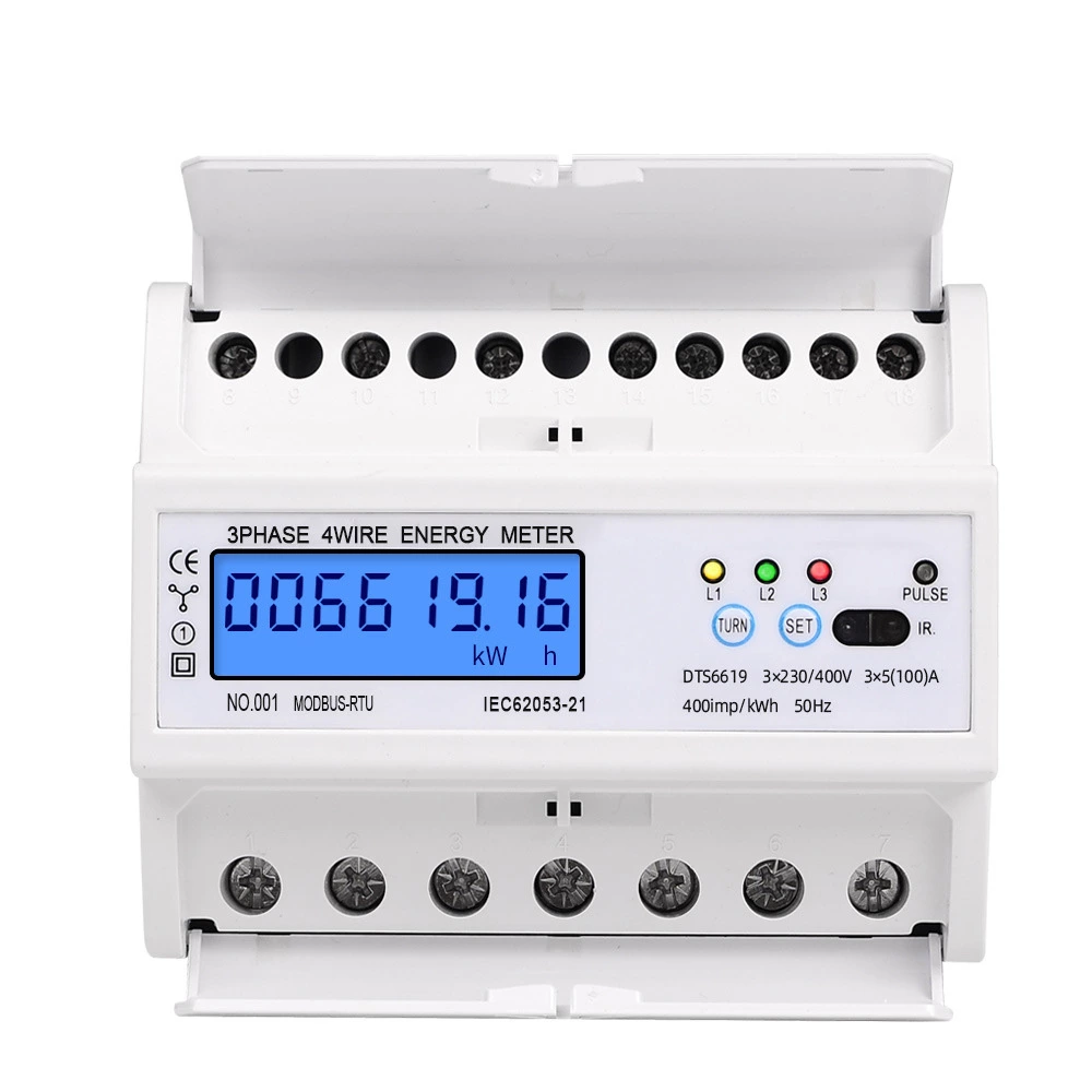 DTS6619 7P Multifunctional Energy Meter