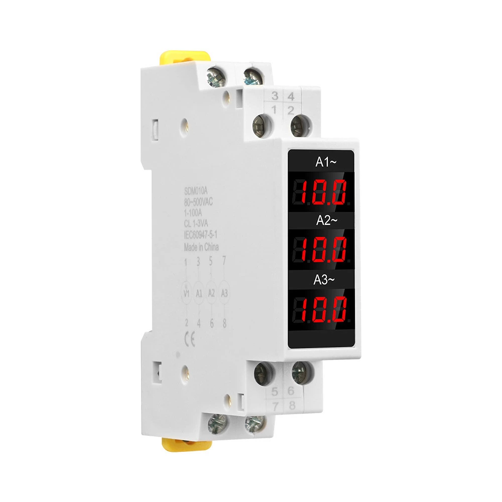 AC 3Phase Digital Ammeter