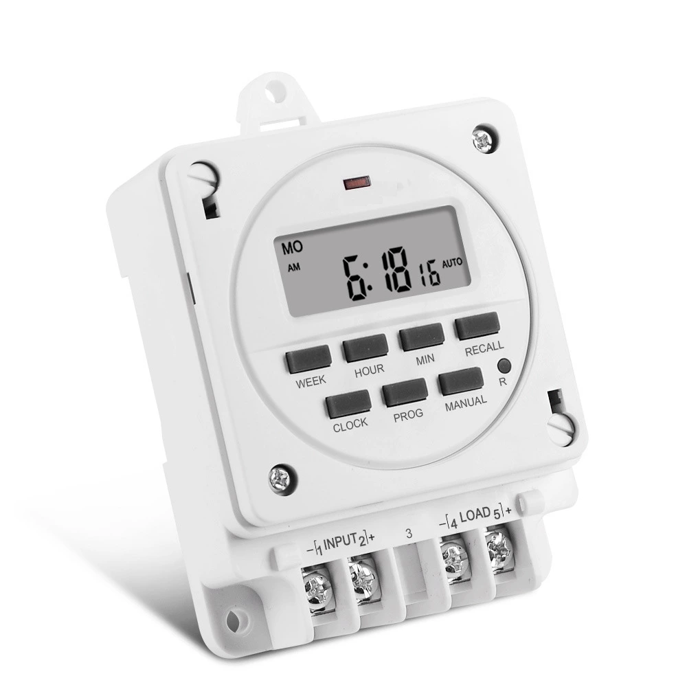 TM618E Panel Mounted DIN Rail Time