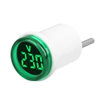 Circular European Standard AC Voltmeter Indicator Light