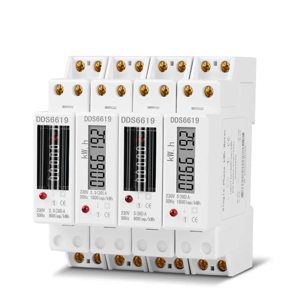 DDS6619 1P 18mm Energy Meter