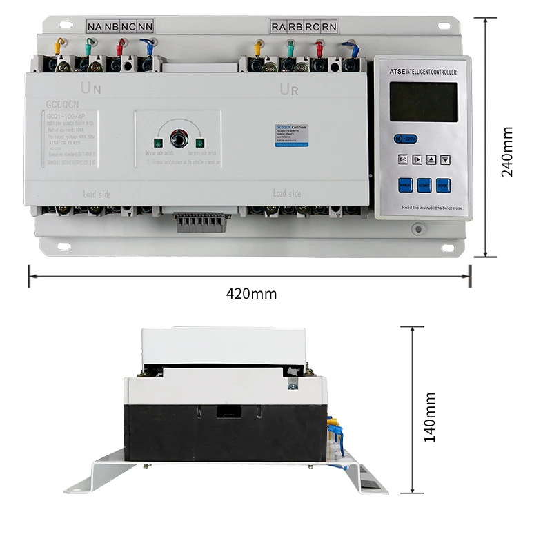 Intelligent System Dual Power Supply Automatic Transfer Switch